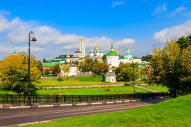 Sergiev Posad, Rusya 'daki St. Sergius Trinity Lavra manzarası