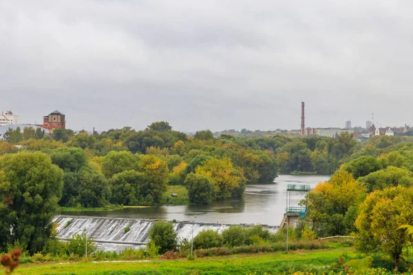 Uitzicht Rivier Nara Serpukhov Rusland — Stockfoto