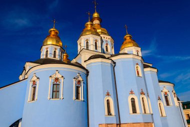 Ukrayna Kiev 'deki St. Michael' s Altın Kubbe Manastırı