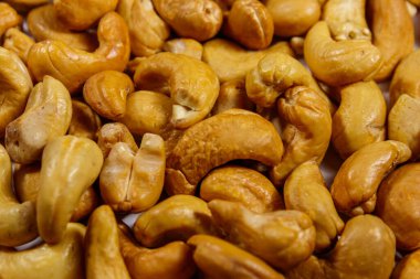 Kavrulmuş kaju fıstığının arka planı