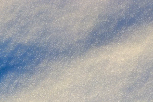 Tekstura Białego Śniegu Tło Zimowe — Zdjęcie stockowe