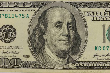 100 dolarlık makro çekim.