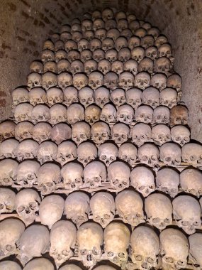 Çek Cumhuriyeti, Brno 'daki St. James Kilisesi' nde Ossuary.