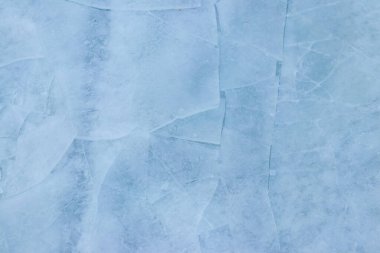 Çatlak buzun dokusu. Kış arkaplanı