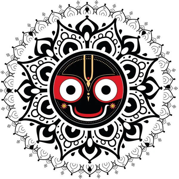 Lord Jagannath Illustration Vectorielle — Image vectorielle