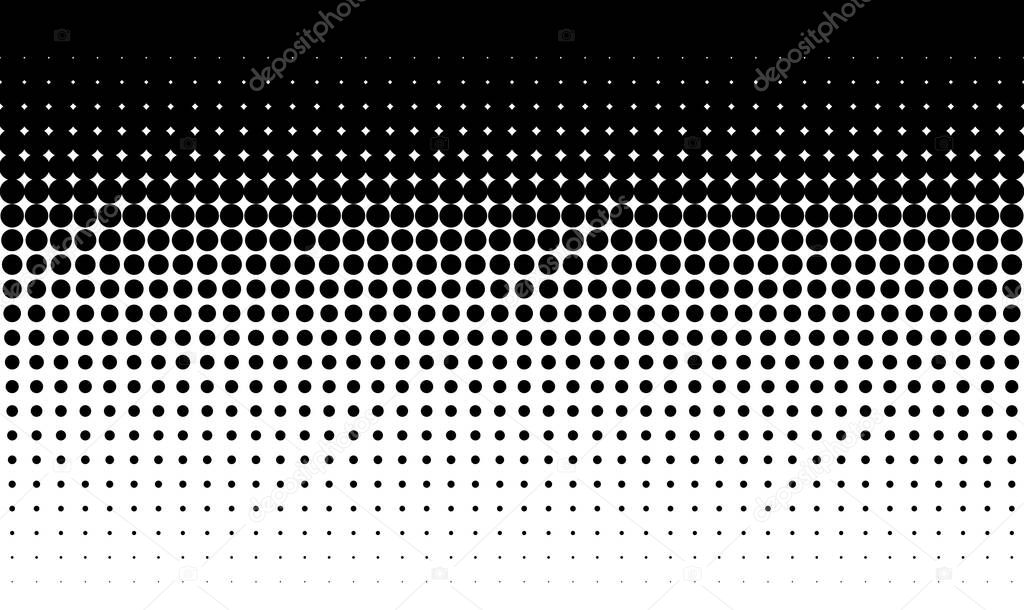Gradient background with dots Halftone dots design Light effect Vector isolated object for website, card, poster