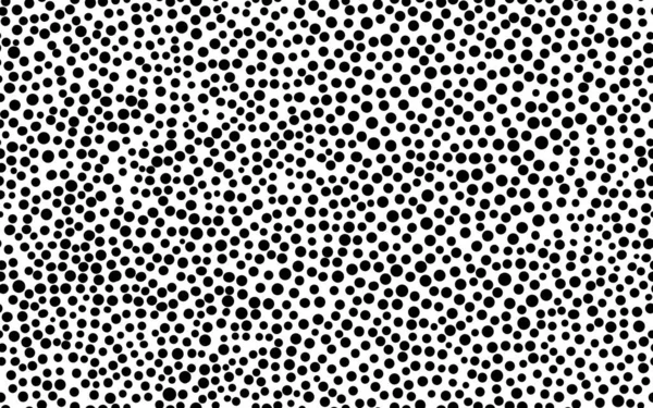 Rechteck Nahtloses Muster Mit Schwarzen Punkten Auf Weißem Hintergrund Monochrom — Stockvektor