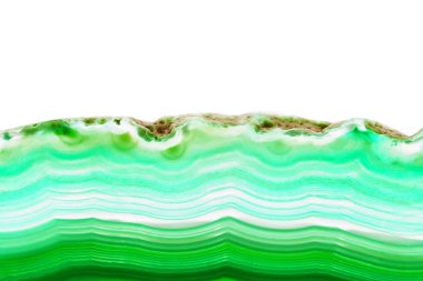Arka plan, beyaz dilim çizgili yeşil limon Dilimleme
