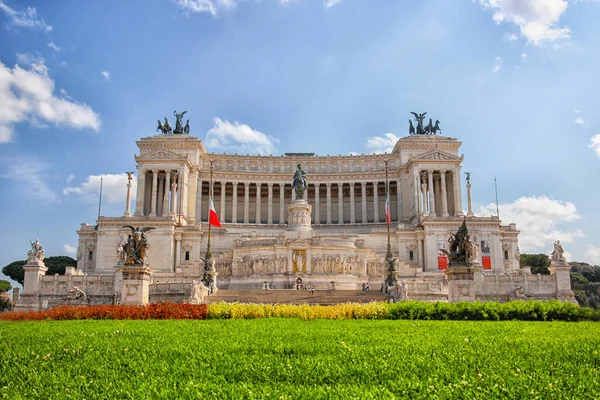 Вівтар Вітчизни Altare Della Patria National Monument Victor Emmanuel Rome — стокове фото