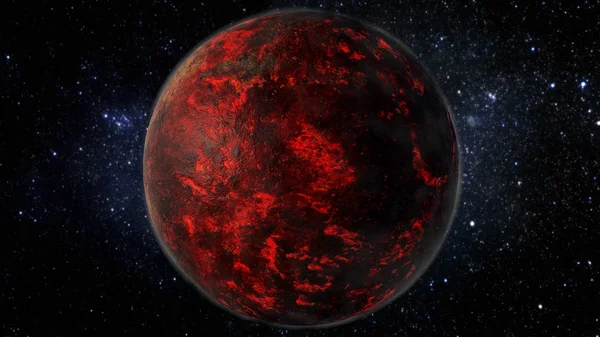 Lava Planet Super Earth Рака — стоковое фото