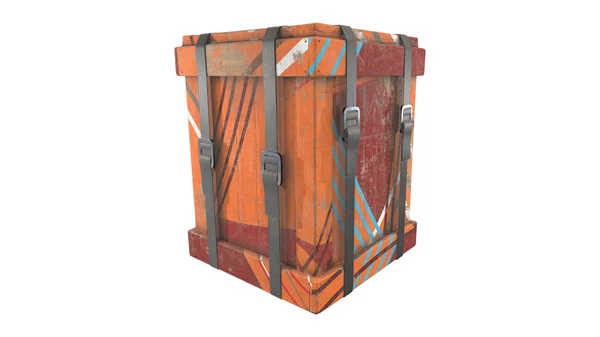 Loot Crate Rendering — Stock Photo, Image