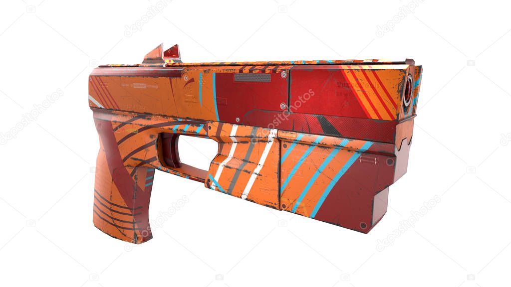 Scifi Gun - 3D Concept