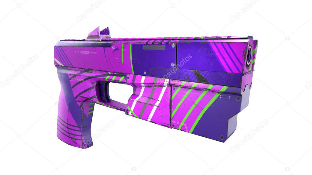 Scifi Gun - 3D Concept