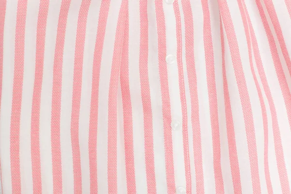 Розовая Белая Полосатая Бесшовная Ткань Закрыть — стоковое фото