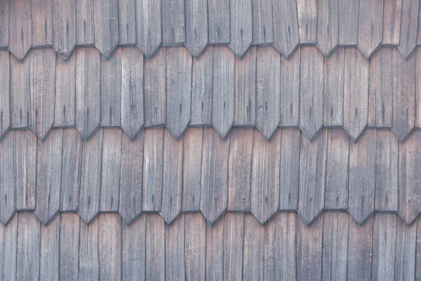 Старая Крыша Выполнена Деревянной Плитки Текстура Крупный План — стоковое фото