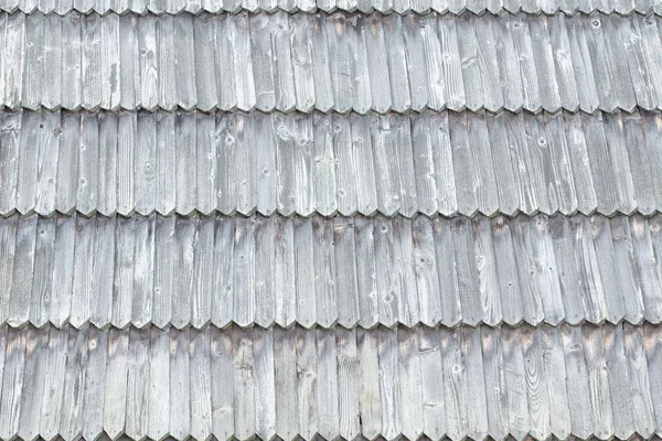 Старая Крыша Выполнена Деревянной Плитки Текстура Крупный План — стоковое фото