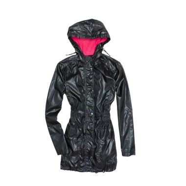 Siyah beyaz bir arka plan üzerinde pelerin. İzole et. Moda kavramı