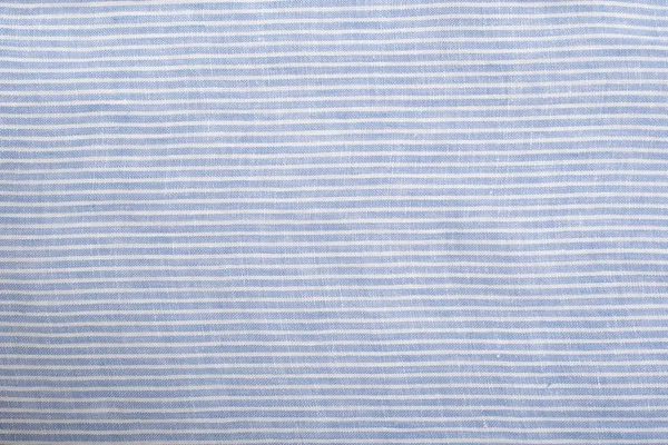 Blue White Striped Seamless Fabric Close — Stock Photo, Image