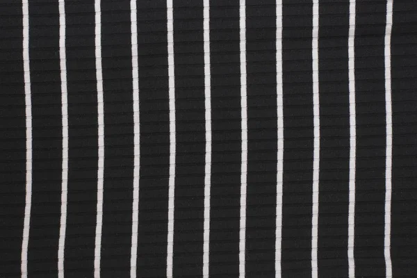 Black White Striped Knitted Fabric Close Fashionable Concept — Stock Photo, Image