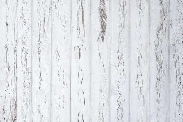 Tekstura Noszenia Białych Drewnianych Desek Szczelnie Góry — Zdjęcie stockowe