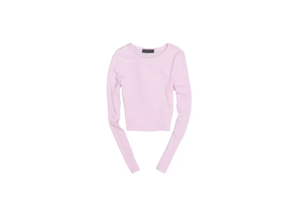 Top rosa. Isolato su sfondo bianco. Il concetto alla moda . — Foto Stock