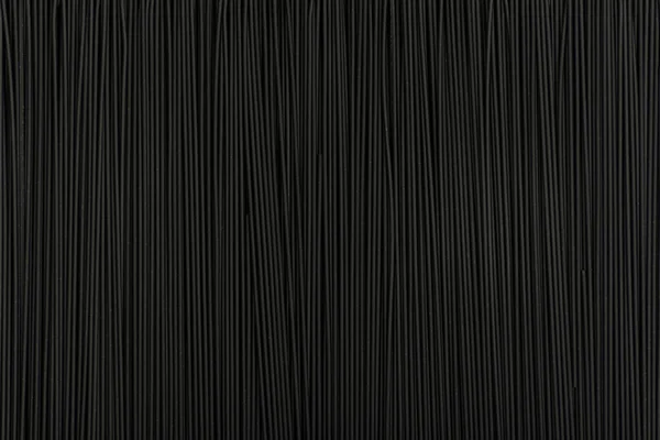 Superficie Texturizada Negra Fondo Negro Abstracto Espaguetis — Foto de Stock