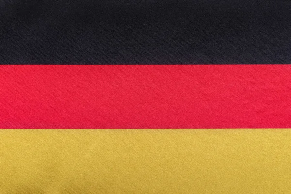 Nationalflagge Deutschlands Hautnah Trikolore Flagge Schwarz Rot Gelb — Stockfoto