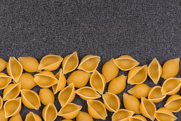 พาสต าสดใกล นหล นหล งของคอนช เลโอน อาหารอ ตาเล — ภาพถ่ายสต็อก