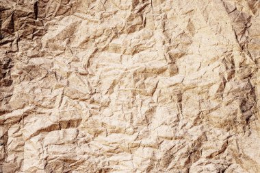 Kahverengi tonu buruşuk Kağıt arka plan