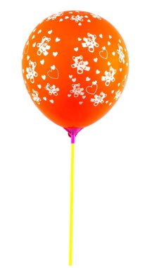 Turuncu balon parti dekorasyon için