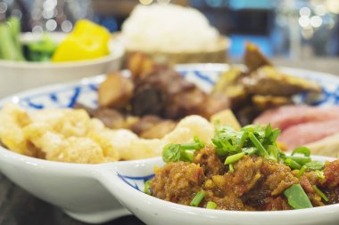 Çeşitli Kuzey Tayland Gıda tarzı