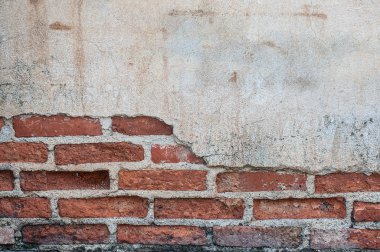 Arka plan kullanmak için doku duvar eski tuğla ve çimento