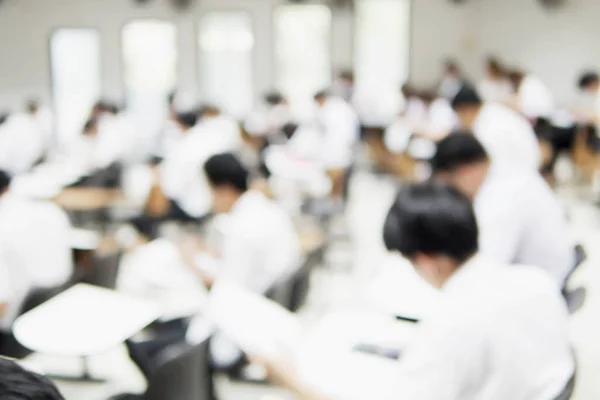 Imagen Borrosa Del Estudiante Sala Examen — Foto de Stock