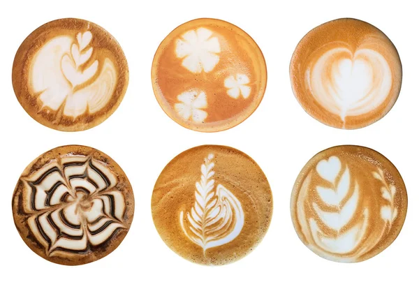 Latte sanat kahve dekorasyon yüz