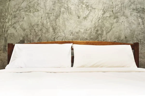 White cloth bedding set in clean modern hotel