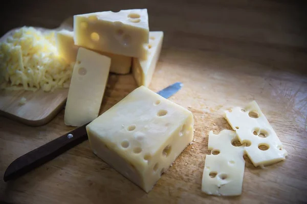 Сыр Кухне Концепция Приготовления Сырной Пищи — стоковое фото