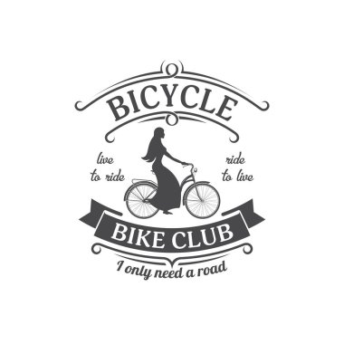 vektör Bisiklet amblemi