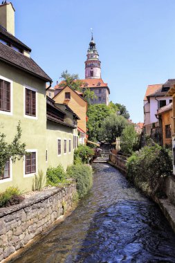 Castle Cesky Krumlov şehrin