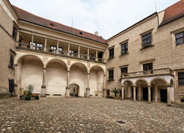 Telc kale boş mahkeme Arcade