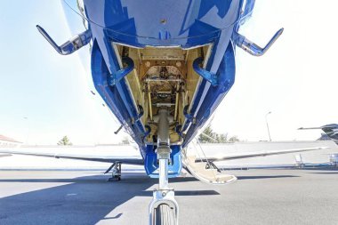 Küçük jet açık dişli açık şaft