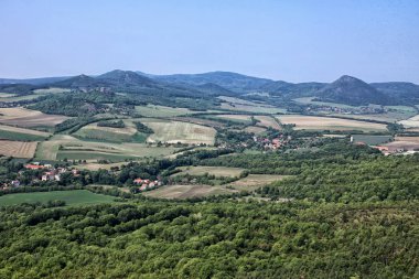 Kuzey bohem kırsal kırsal Panorama