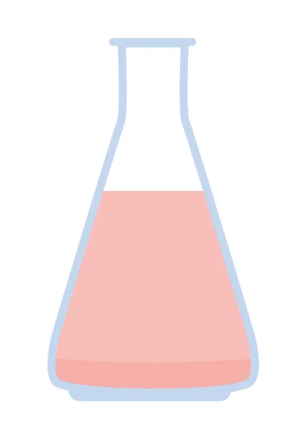 Vetor Ciência Lab Flask Laboratório Químico Pesquisa Química Ícones Teste — Vetor de Stock
