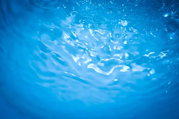 Blauw Water Textuur Closeup — Stockfoto