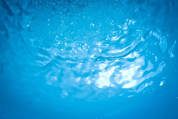 Blaue Wassertextur Nahaufnahme — Stockfoto