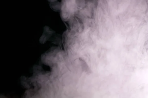 Καπνός Υφή Μαύρο Φόντο — Φωτογραφία Αρχείου