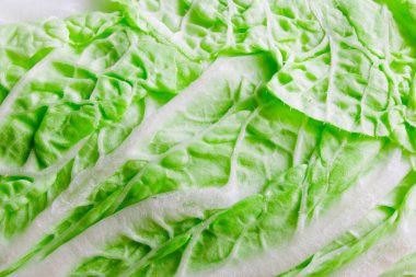 Çin lahanası doku yakın çekim