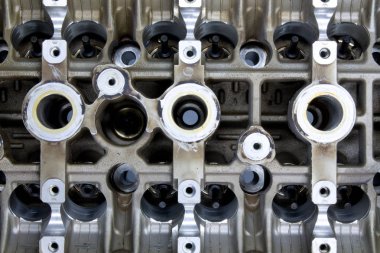 valf bloğuyla dokusuna yakın çekim