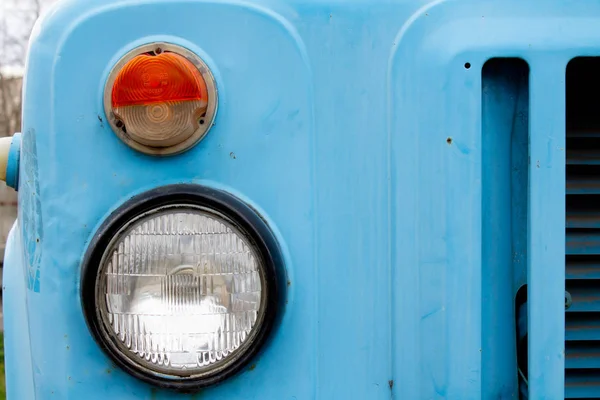 old truck headlight