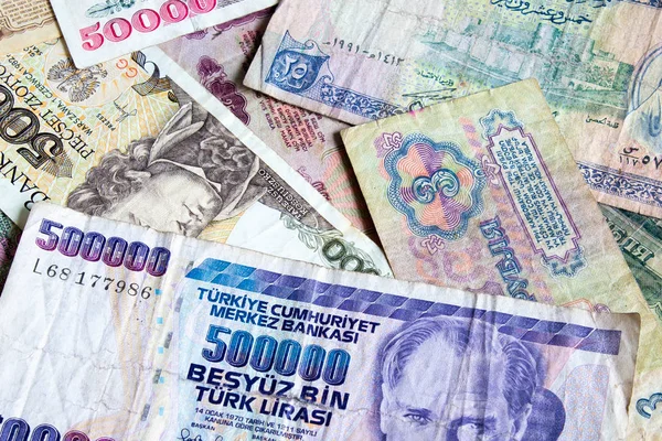 여러 나라의 지폐 — 스톡 사진