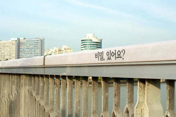 Río Hangang en Seúl en verano en Corea Imagen De Stock